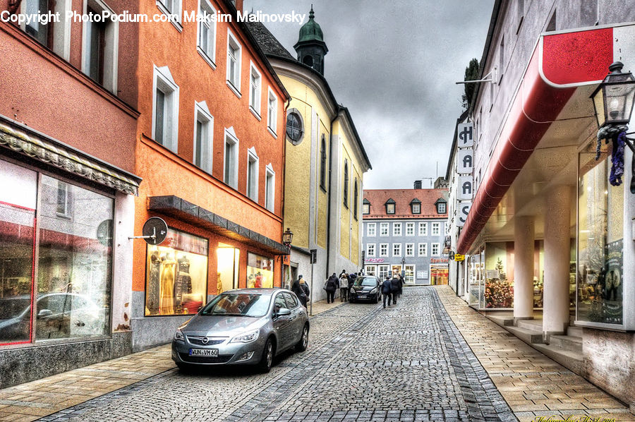 Mold, Cobblestone, Pavement, Walkway, Automobile, Car, Vehicle