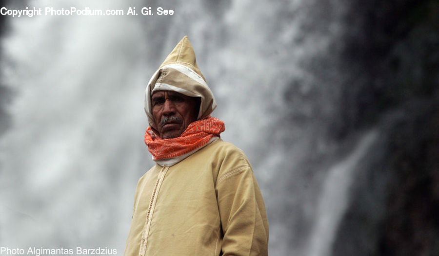 People, Person, Human, Hat, Headband, Turban, Coat