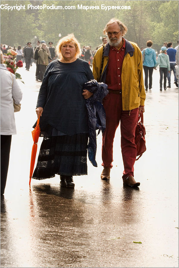 People, Person, Human, Leisure Activities, Walking, Coat, Overcoat