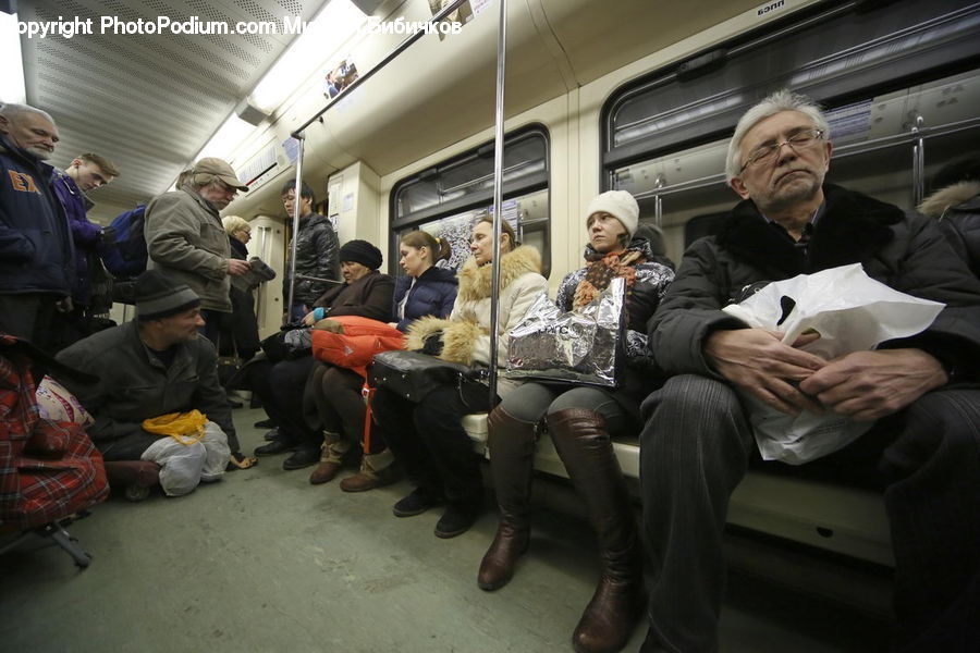 People, Person, Human, Subway, Train, Train Station, Vehicle