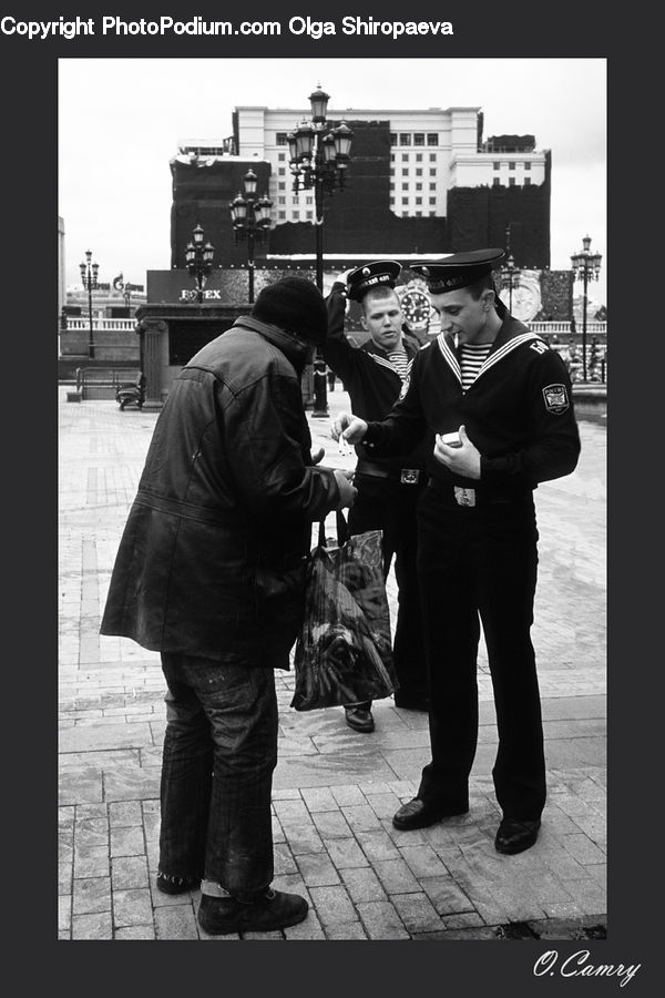 Human, People, Person, Clothing, Overcoat, Suit, Sailor Suit