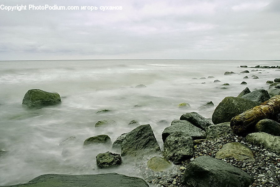 Rock, Coast, Outdoors, Sea, Water, Ocean, Sea Waves