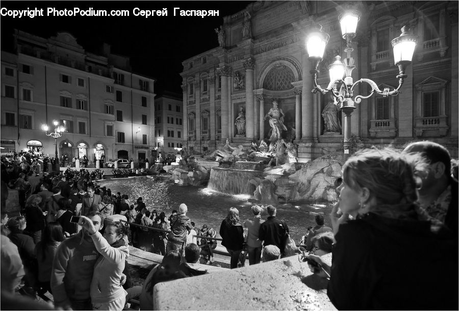 People, Person, Human, Crowd, Performer, Architecture, Downtown