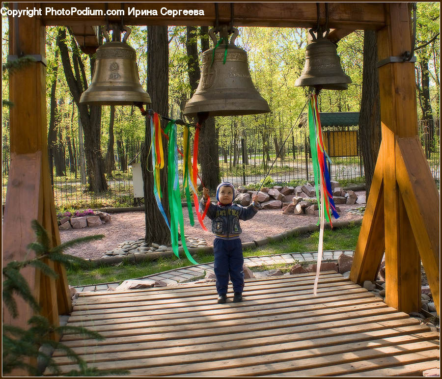 Human, People, Person, Plant, Potted Plant, Gazebo, Playground