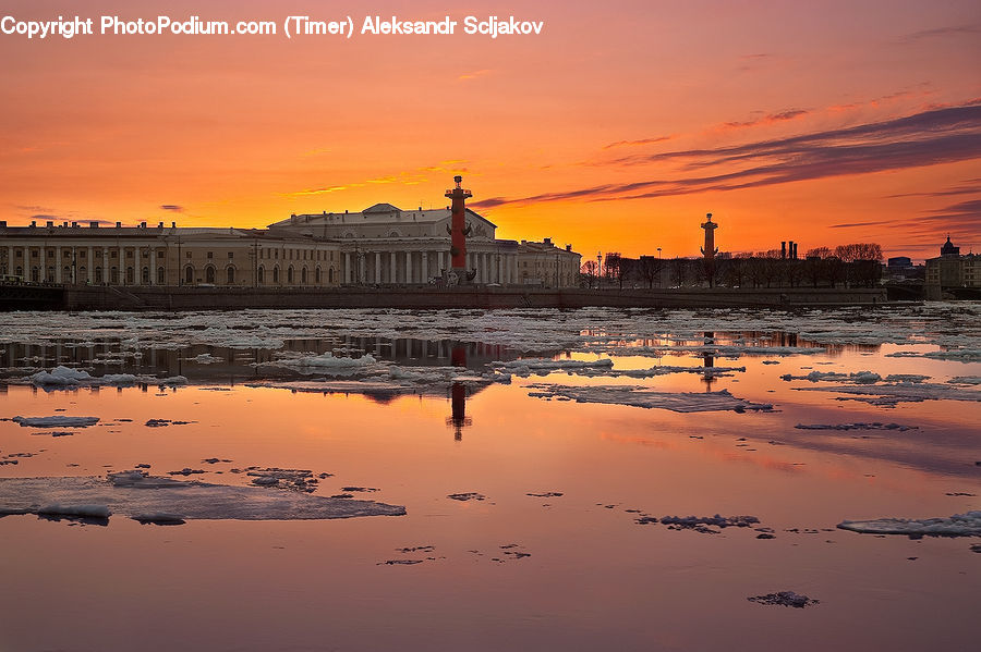 Dawn, Dusk, Red Sky, Sky, Sunrise, Sunset, Outdoors