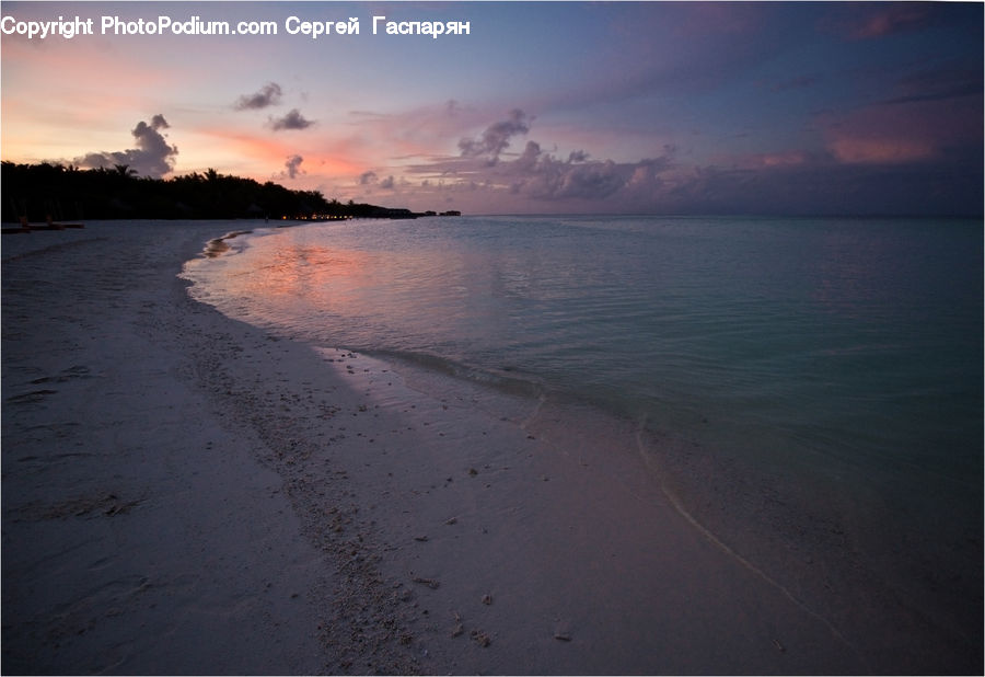 Beach, Coast, Outdoors, Sea, Water, Dawn, Dusk
