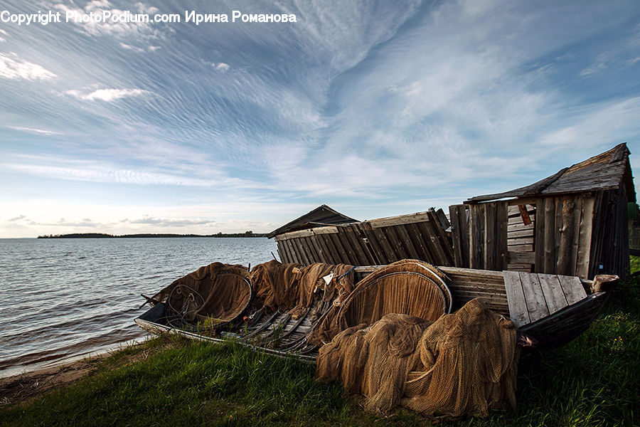 Building, Hut, Shelter, Cabin, Coast, Outdoors, Rural