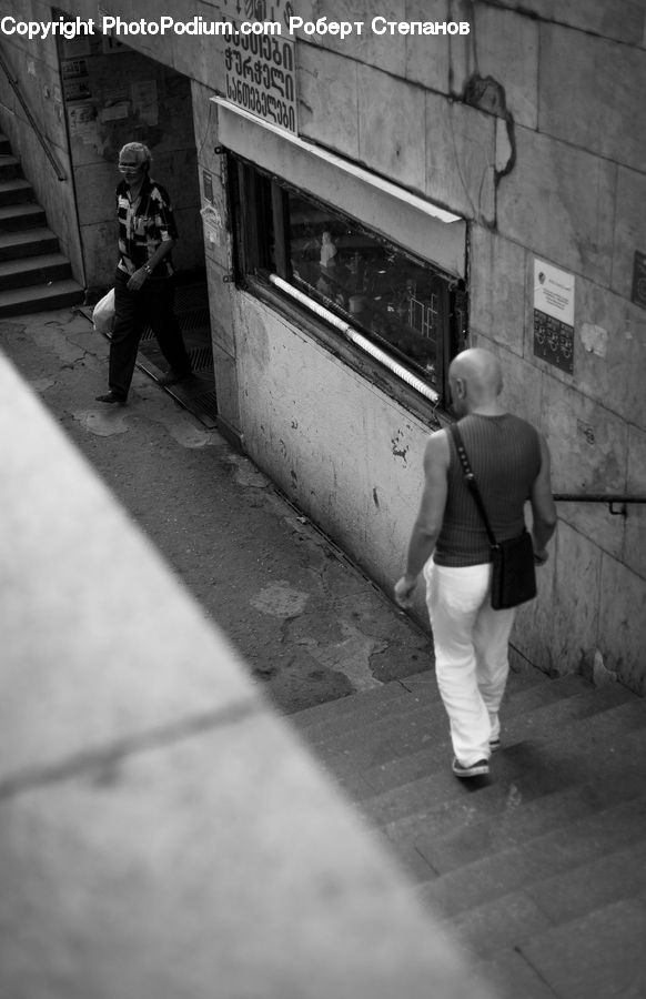 People, Person, Human, Shorts, Transportation, Alley, Alleyway