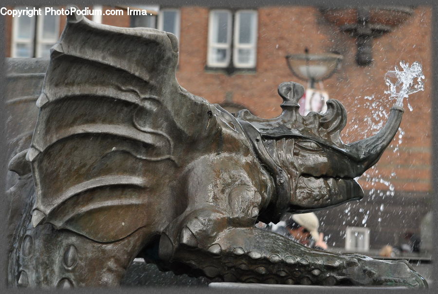 Art, Gargoyle, Statue, Sculpture, Emblem, Logo