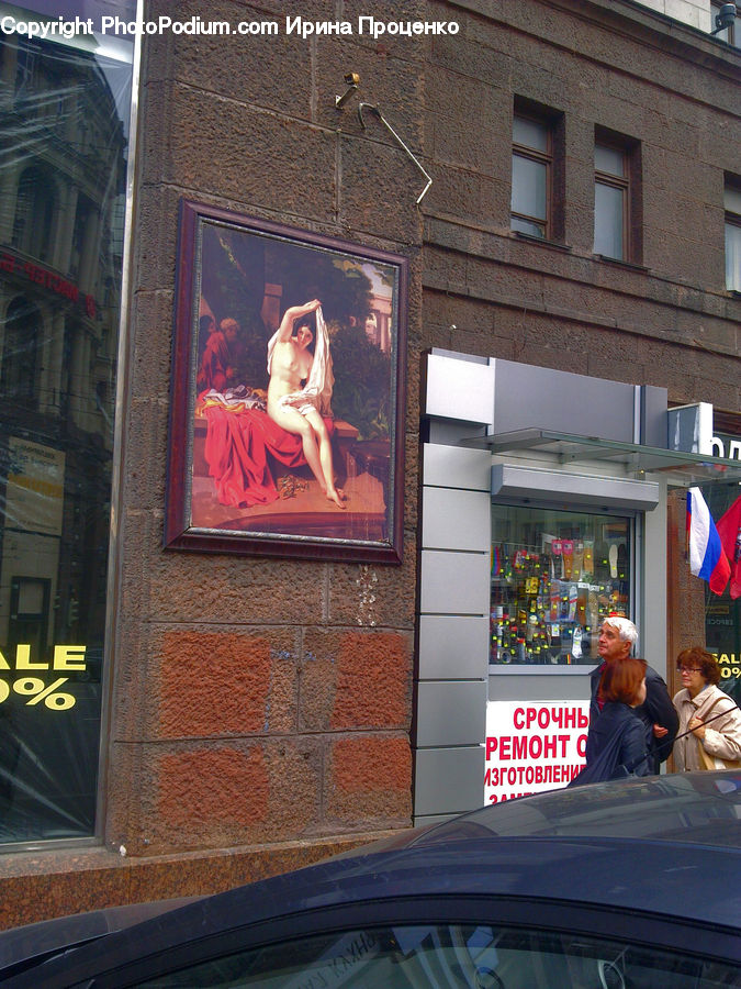 People, Person, Human, Art, Painting, Shop, Brick