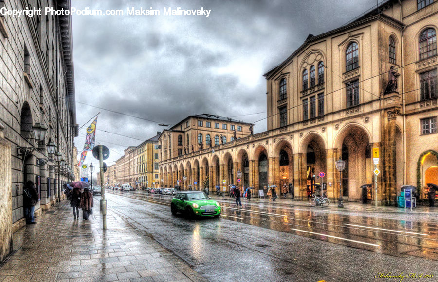 Road, Street, Town, Building, Cobblestone, Pavement, Walkway