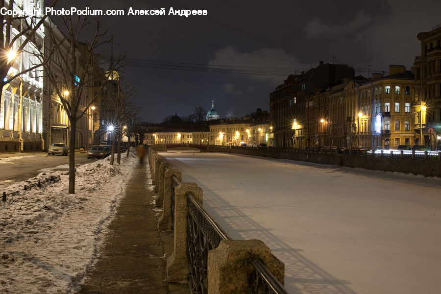 Road, Street, Town, City, Downtown, Boardwalk, Deck