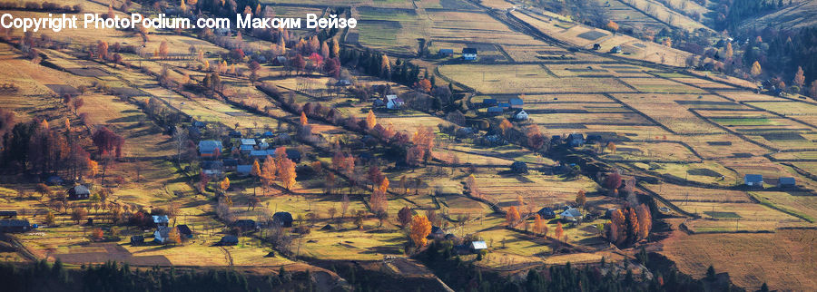 Aerial View, Countryside, Outdoors, Canyon, Valley, City, Downtown