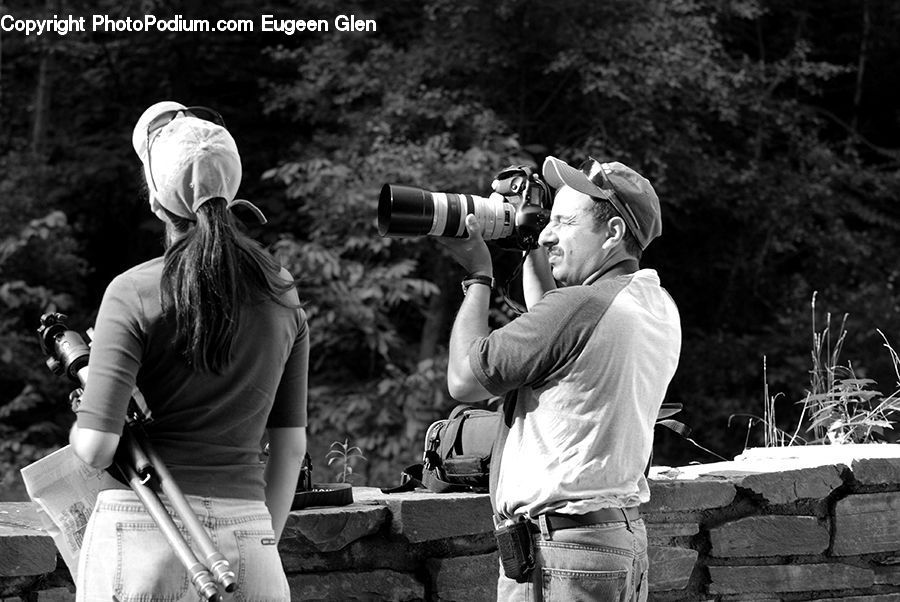 Human, People, Person, Photographer, Binoculars, Book, Text