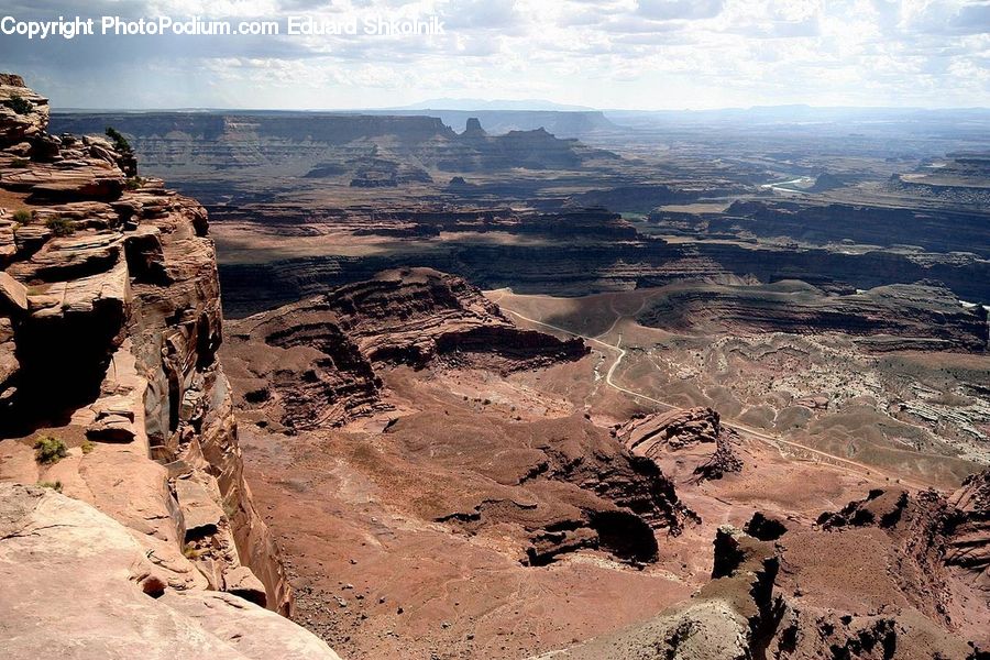 Canyon, Outdoors, Valley, Plateau, Mining, Landscape, Nature
