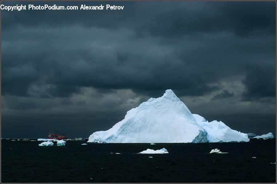 Arctic, Ice, Iceberg, Outdoors, Snow, Glacier, Mountain