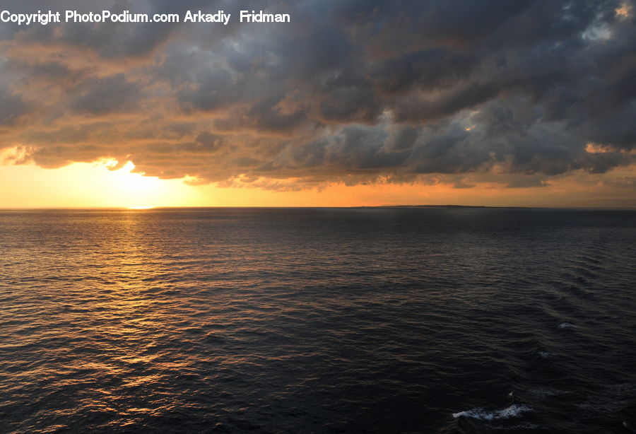 Ocean, Outdoors, Sea, Water, Azure Sky, Cloud, Sky