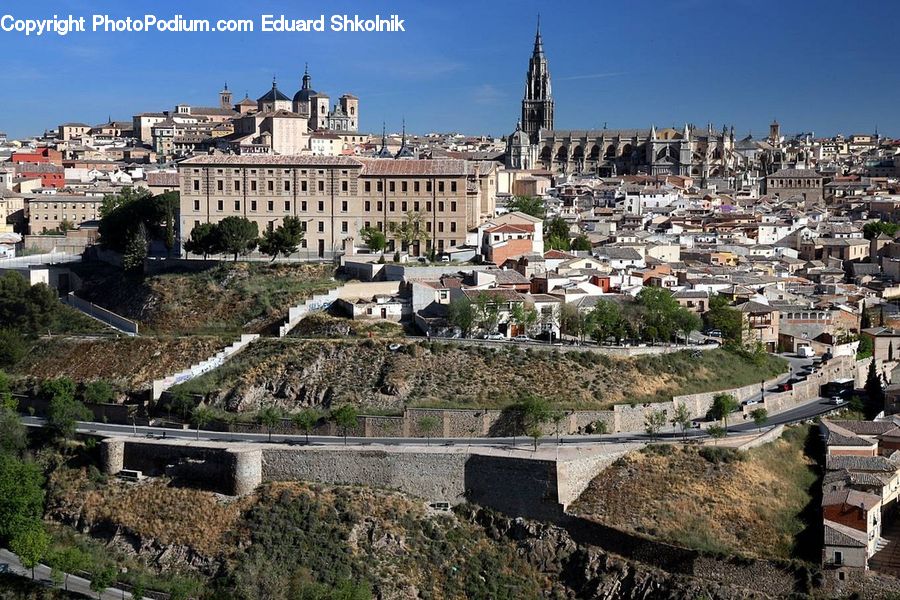 Building, Downtown, Town, Architecture, Castle, Fort, Countryside