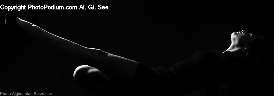Smoke, Performer, Person, Silhouette, Face, Selfie, Lighting