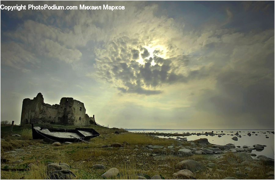 Architecture, Castle, Fort, Bunker, Coast, Outdoors, Sea