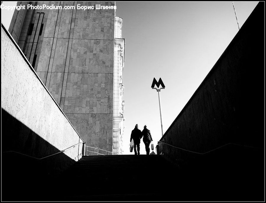 Triangle, Silhouette, Art, Sculpture, Statue, City, Downtown
