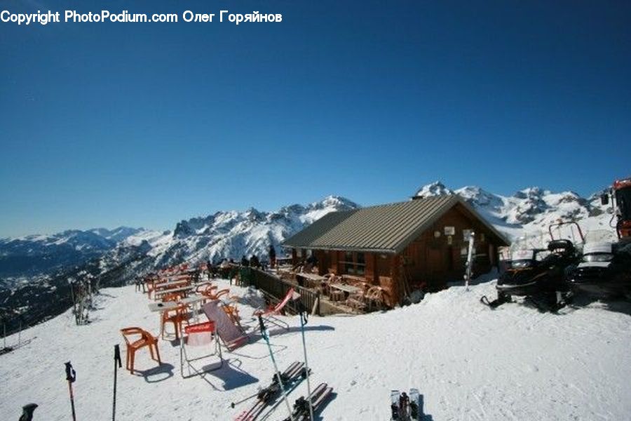 Alps, Crest, Mountain, Peak, Ice, Outdoors, Snow
