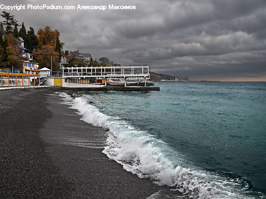 Cruise Ship, Ferry, Freighter, Ship, Tanker, Vessel, Coast