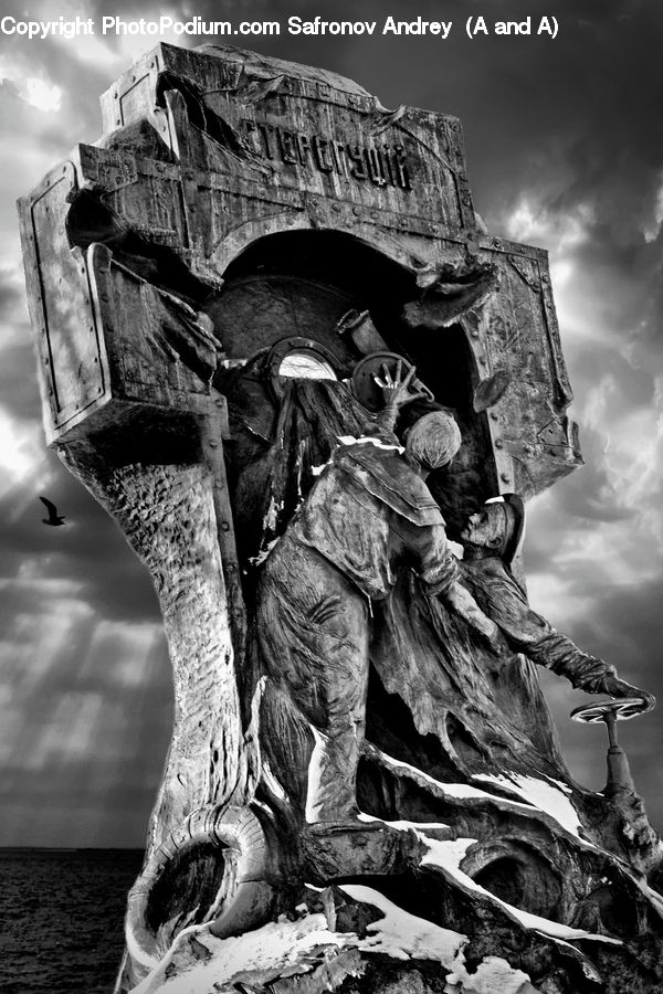 Art, Sculpture, Statue, Alien