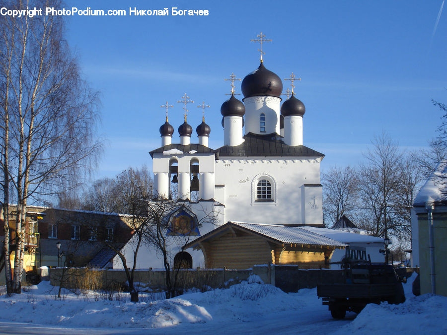 Antenna, Architecture, Church, Worship, Bell Tower, Clock Tower, Tower
