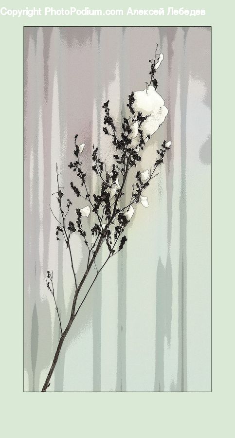 Art, Modern Art, Flower Arrangement, Ikebana, Plant, Potted Plant, Vase