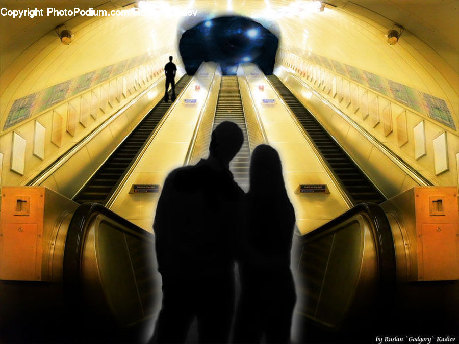 Tunnel, Subway, Train, Train Station, Vehicle
