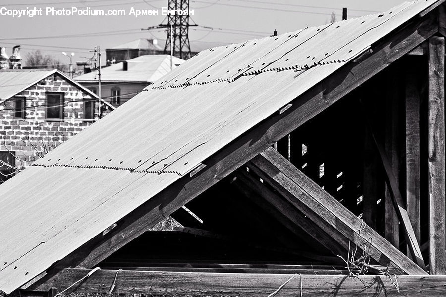 Triangle, Building, Office Building, Ship, Vessel, Cabin, Hut