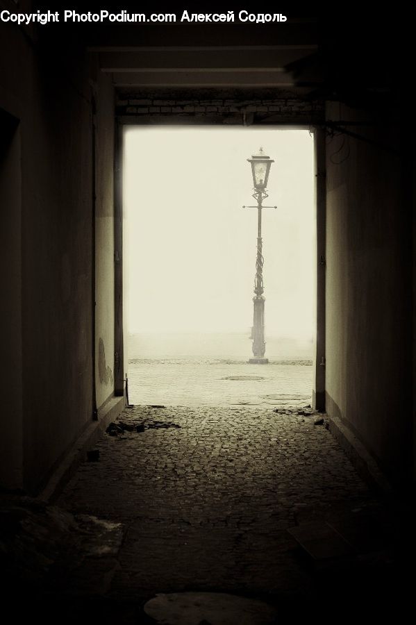 Corridor, Tunnel, Alley, Alleyway, Road, Street, Town