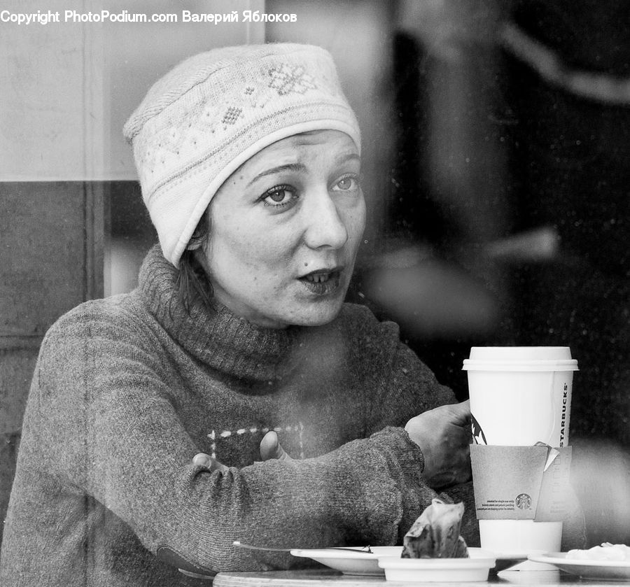 Human, People, Person, Cup, Portrait, Selfie, Beanie