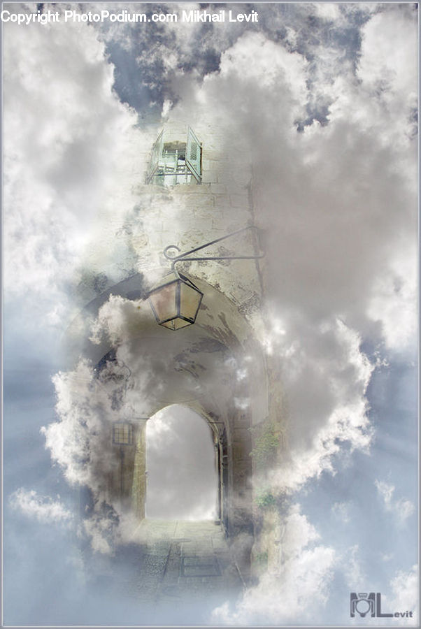 Cloud, Cumulus, Sky, Factory, Refinery