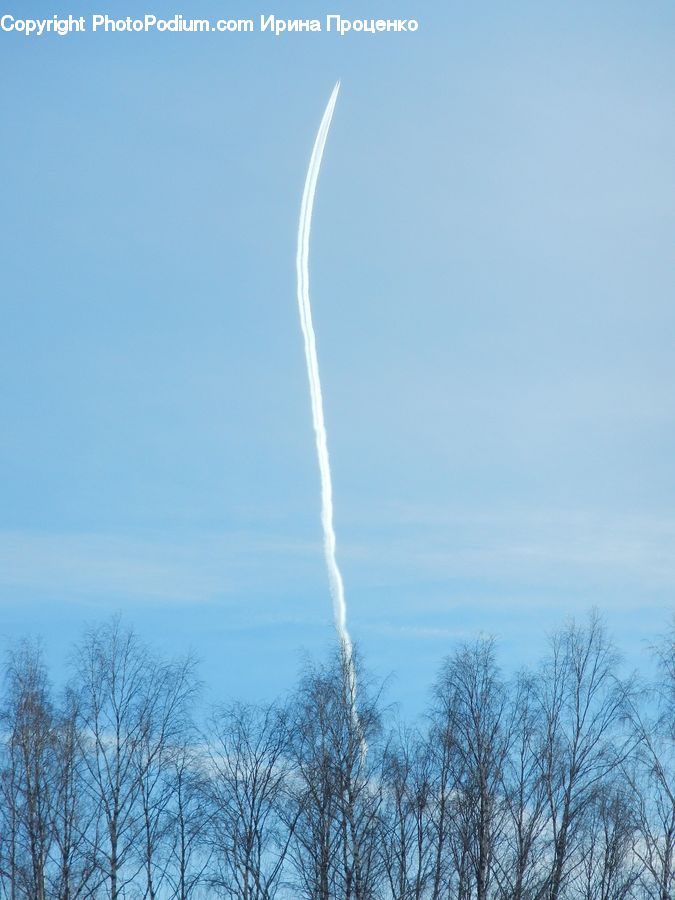 Smoke, Adventure, Flight, Gliding, Field, Grass, Grassland