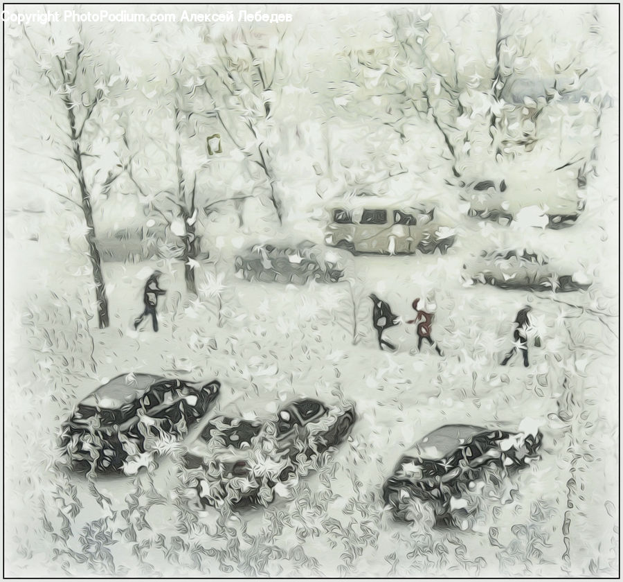 Collage, Poster, Accessories, Blizzard, Outdoors, Snow, Weather