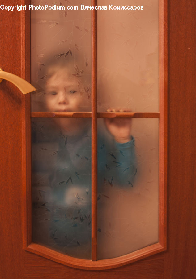Window, Cupboard, Furniture, Art, Person, Portrait