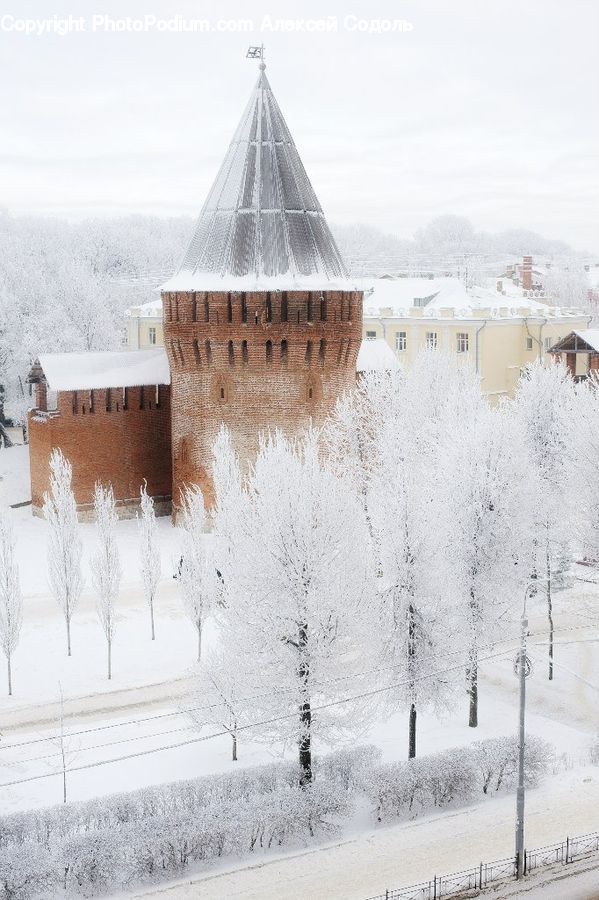 Arctic, Snow, Winter, Ice, Outdoors, Castle, Ditch