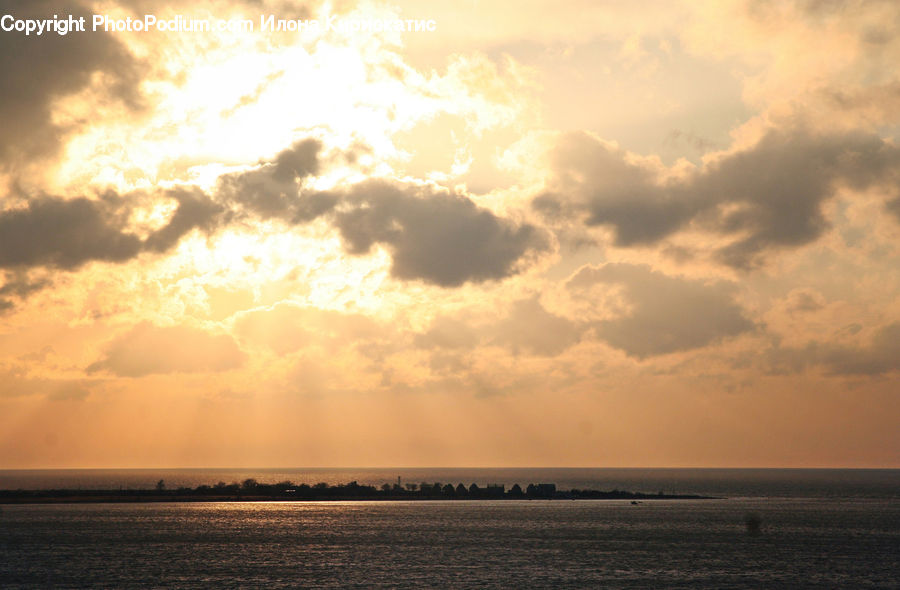 Azure Sky, Cloud, Outdoors, Sky, Flare, Light, Sunlight