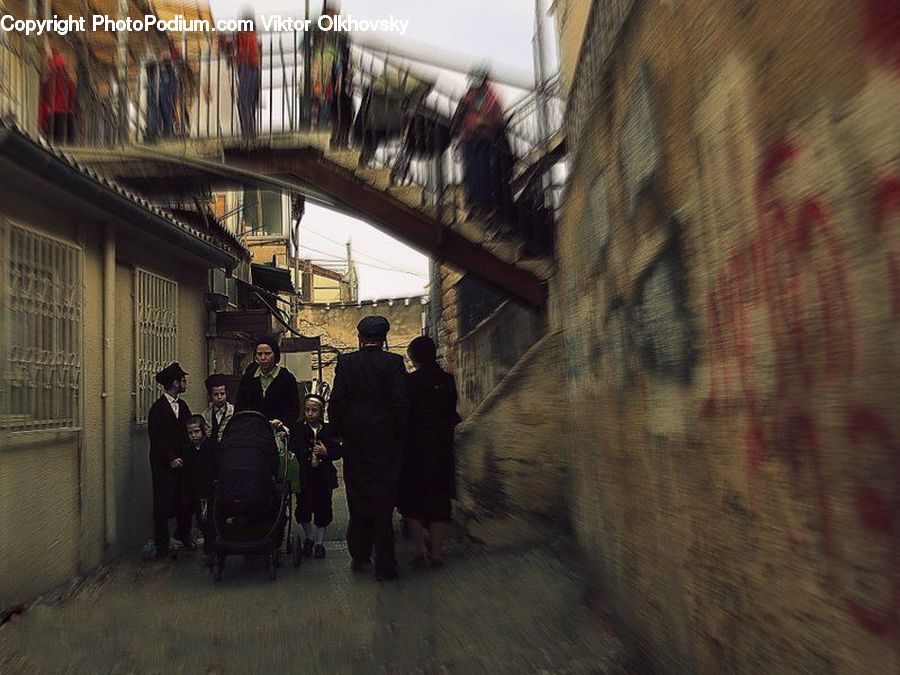 Human, People, Person, Alley, Alleyway, Road, Street