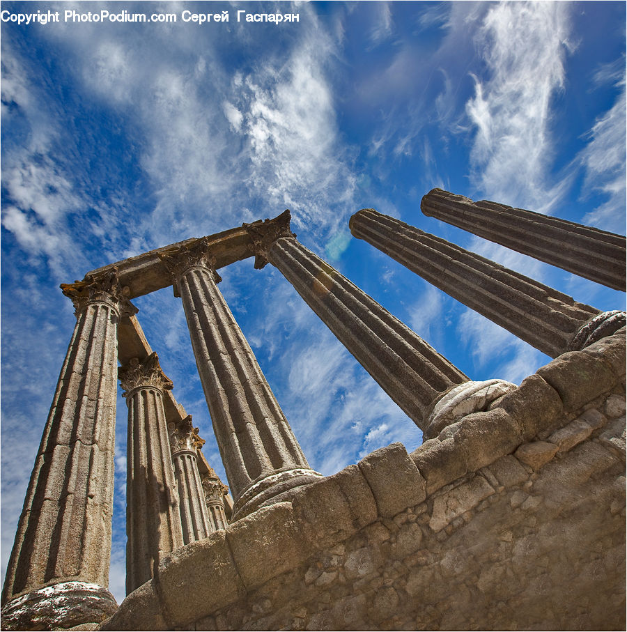 Architecture, Column, Parthenon, Temple, Worship, Bell Tower, Clock Tower