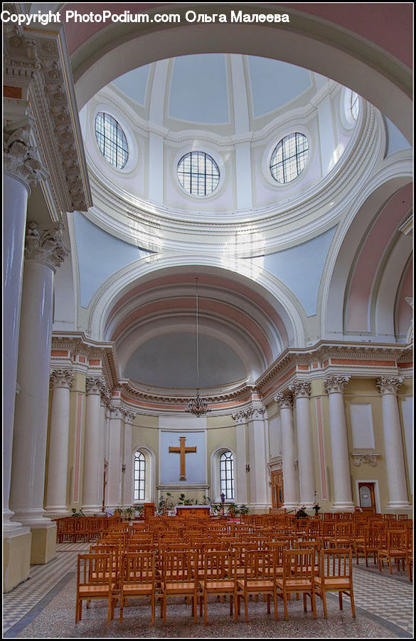 Banister, Handrail, Staircase, Chair, Furniture, Architecture, Church