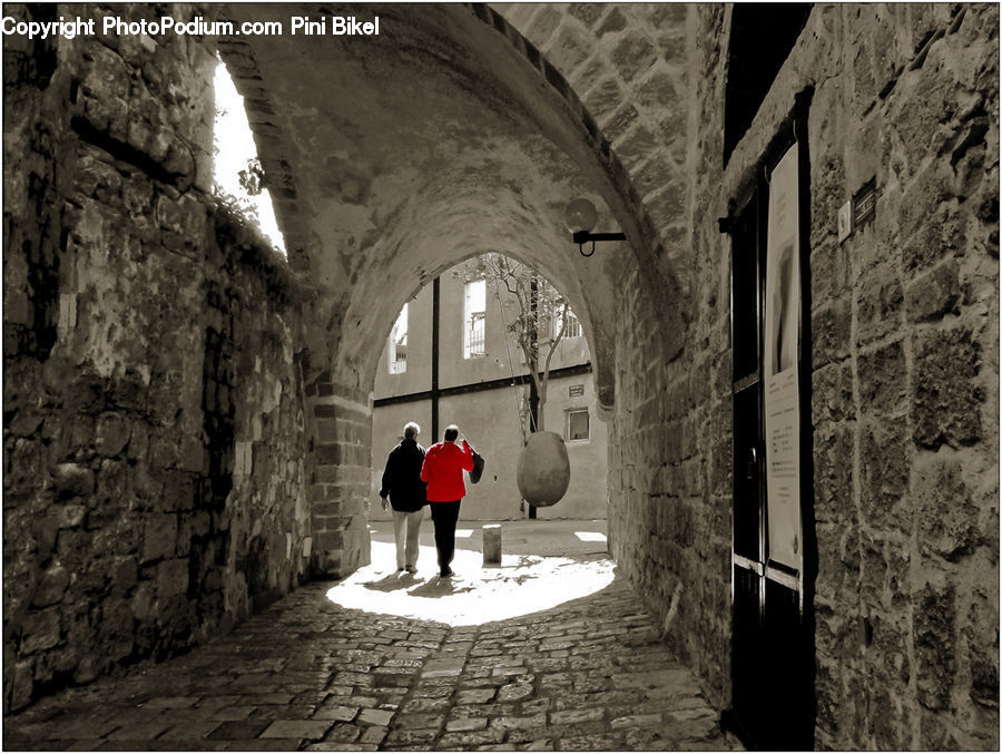Corridor, Crypt, Cobblestone, Pavement, Walkway, Alley, Alleyway