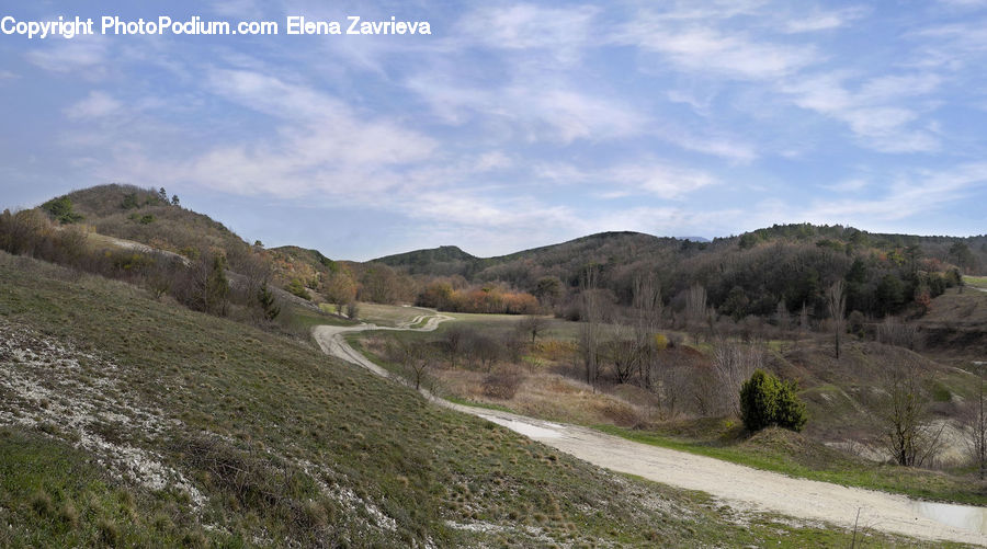 Outdoors, Wilderness, Dirt Road, Gravel, Road, Field, Grass