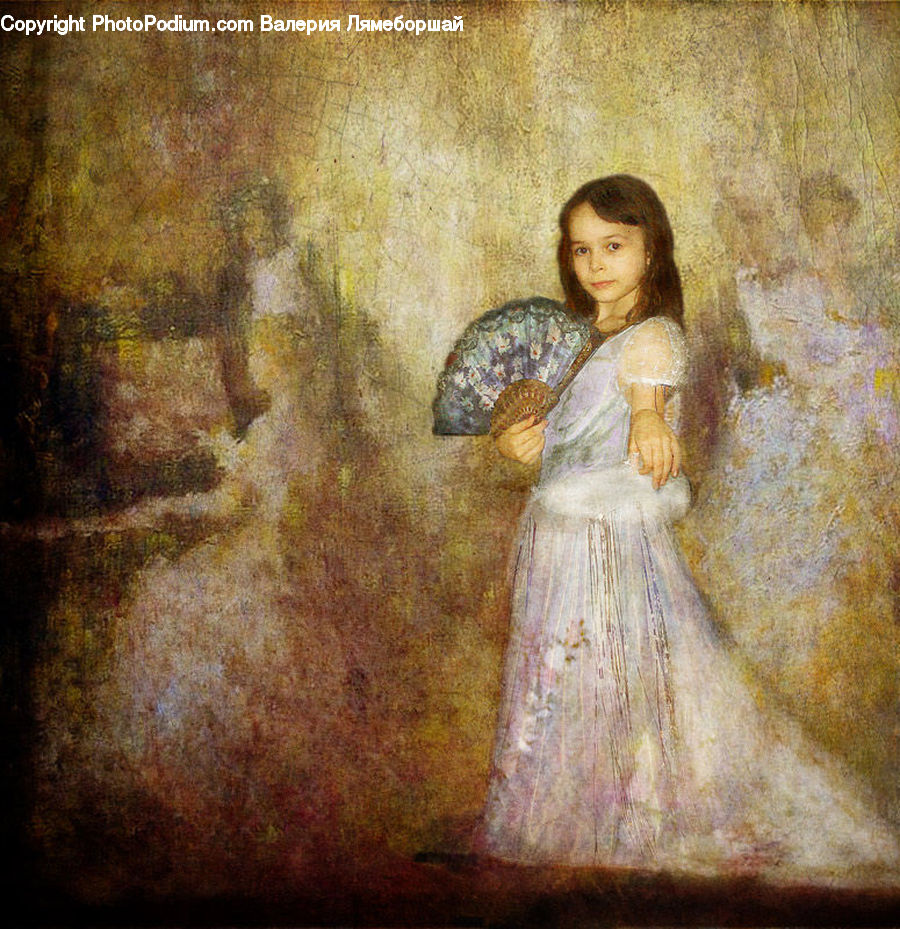 People, Person, Human, Art, Painting, Evening Dress, Gown