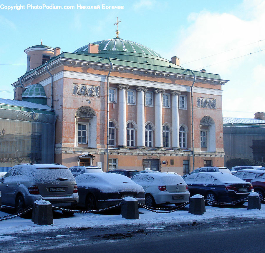 Automobile, Car, Vehicle, Architecture, Dome, Parking, Parking Lot