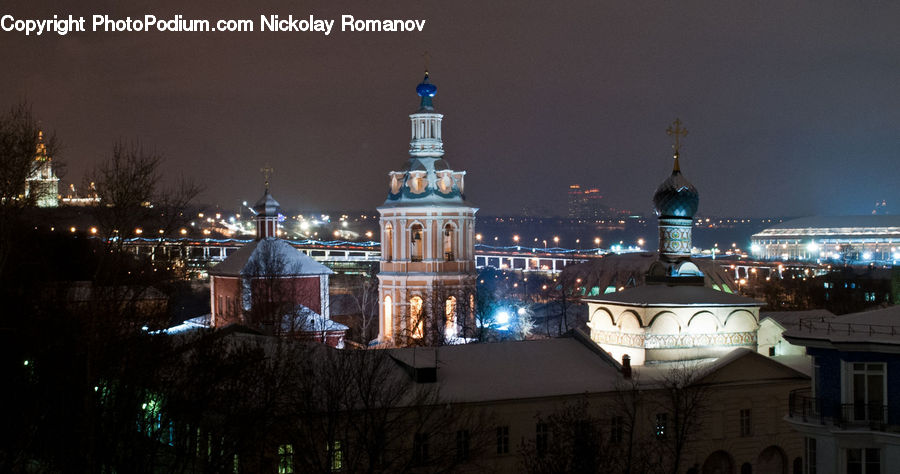 Architecture, Bell Tower, Clock Tower, Tower, Night Club, Night Life, Night