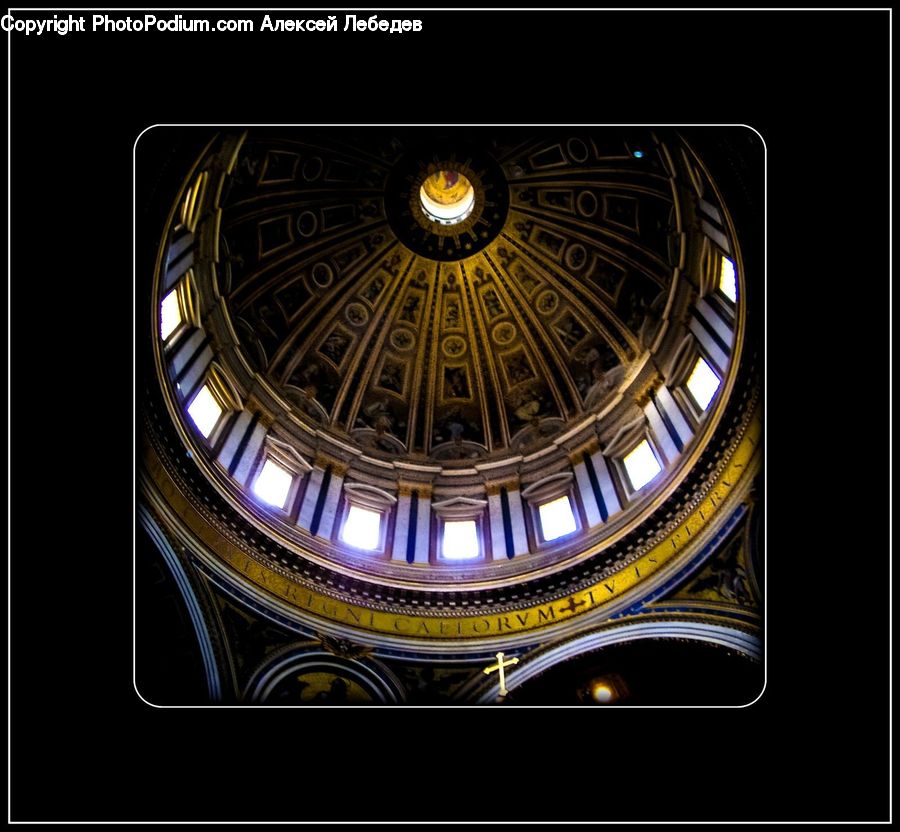 Architecture, Dome, Compass