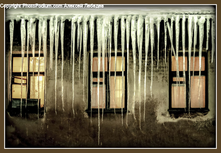 Prison, Ice, Outdoors, Snow, Dock, Pier